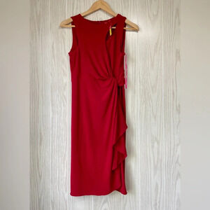 Catherine Malandrino Women's Red Georgia Dress Size 4 NWT